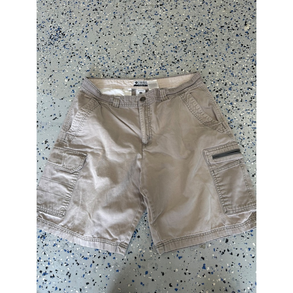 Columbia Sportswear Mens Cargo Shorts Size‎ 36 Beige Outdoor Casual